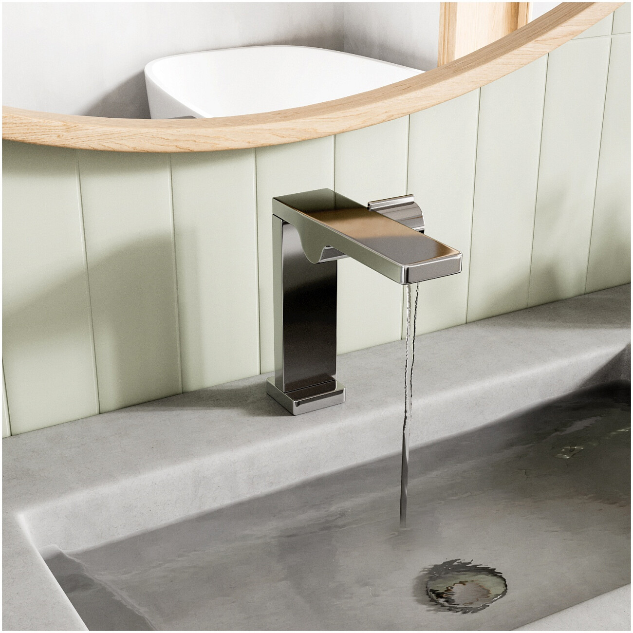 Смеситель для раковины из латуни хром Wasserkraft 1510 - изображение 3