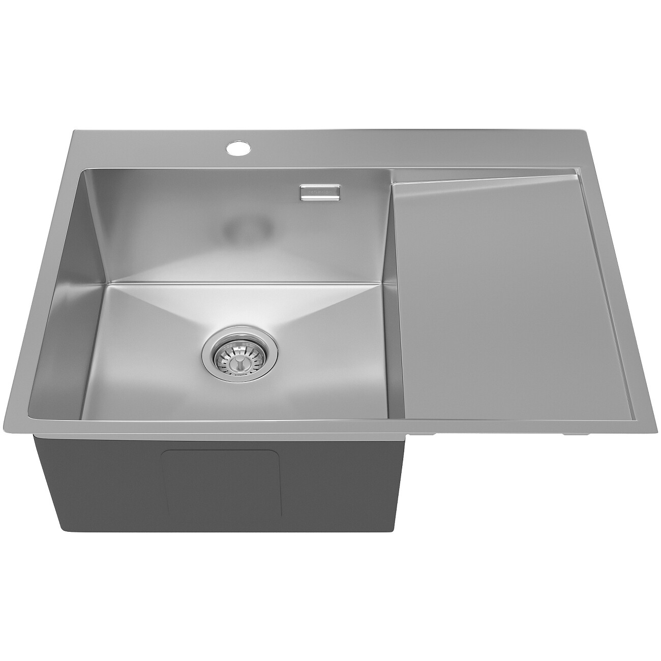Кухонная мойка из нержавеющей стали 50х65 см полированная сталь Reflexion Maggiore RX2365SS - изображение 3