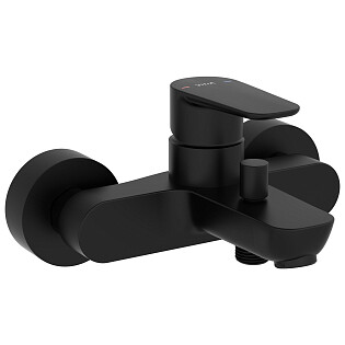 Смеситель для ванны однорычажный черный матовый Vitra Flow Soft A4294636EXP