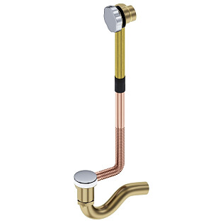 Слив-перелив для ванны автомат круглый хром Timo 8004-00