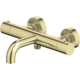 Смеситель для ванны настенный термостатический золотой Aquatek &quot;Европа&quot; AQ1343BG