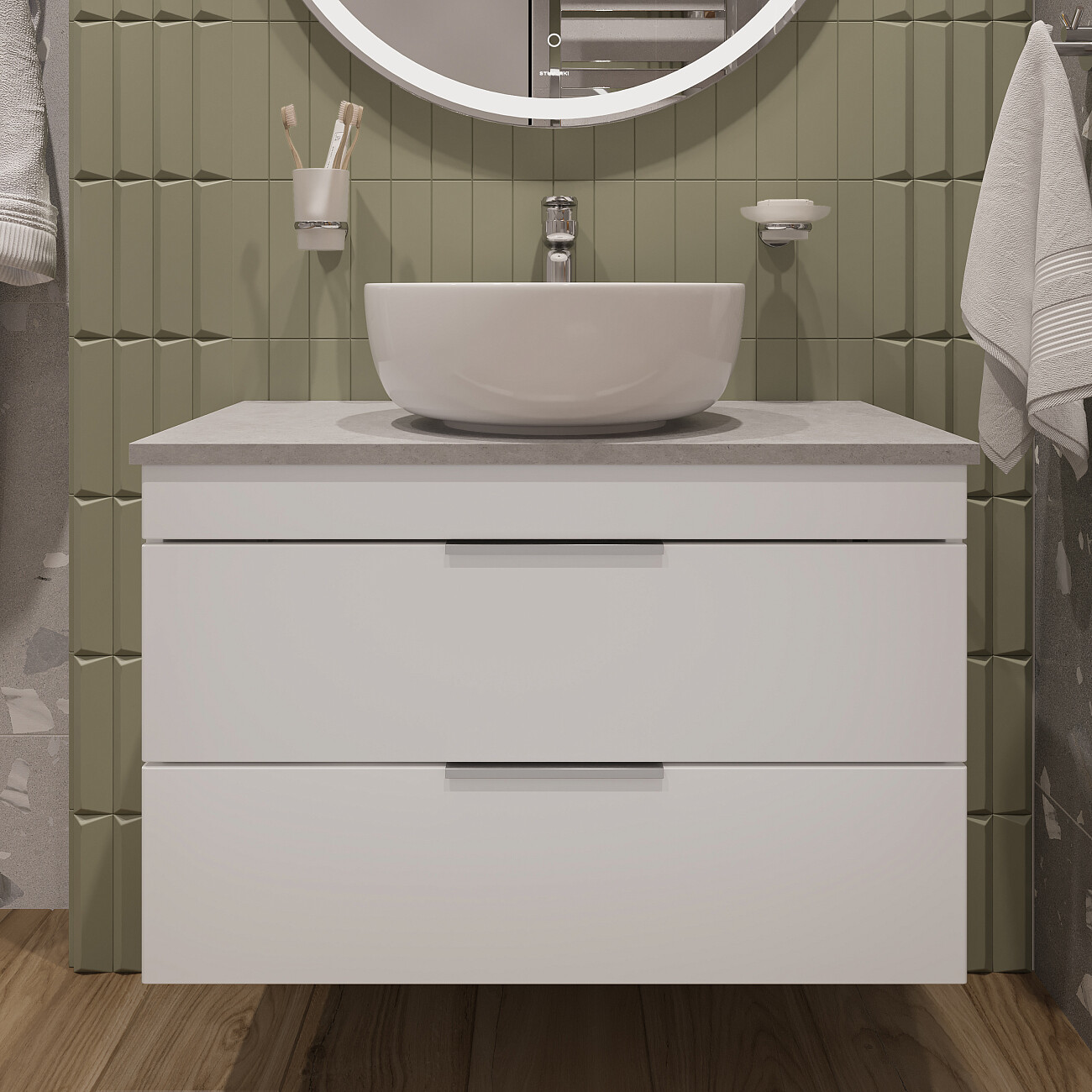 Смеситель для раковины однорычажный хром Stworki "Ноттвиль" NO-02cr - изображение 8