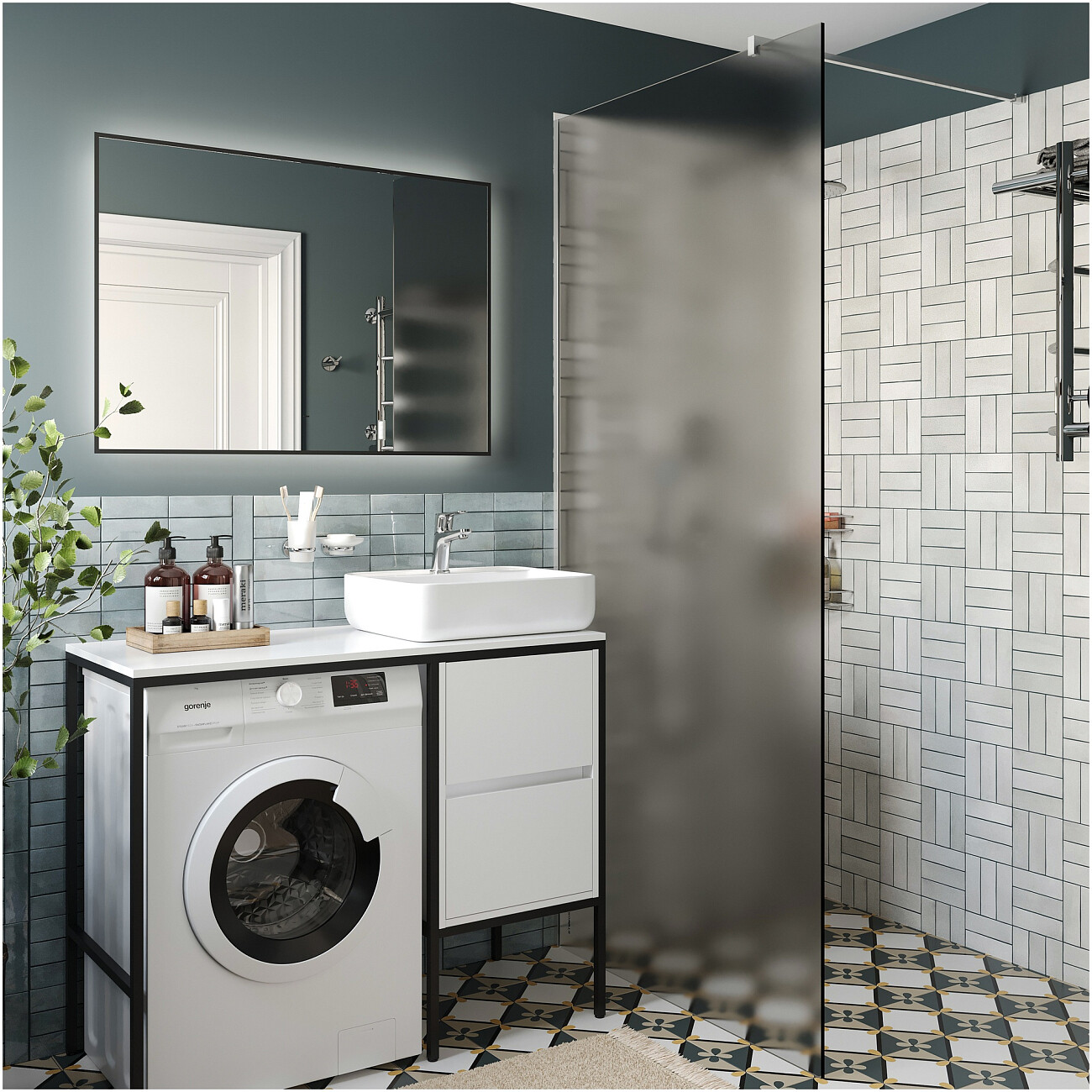 Раковина-чаша фарфоровая 50 см белая Stworki Soul 2 - изображение 5