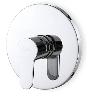 Смеситель для душа встраиваемый однорычажный хром D&K Rhein Marx DA1394601
