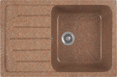 Мойка кухонная терракот Domaci &quot;Бьелла&quot; DMC-76-307