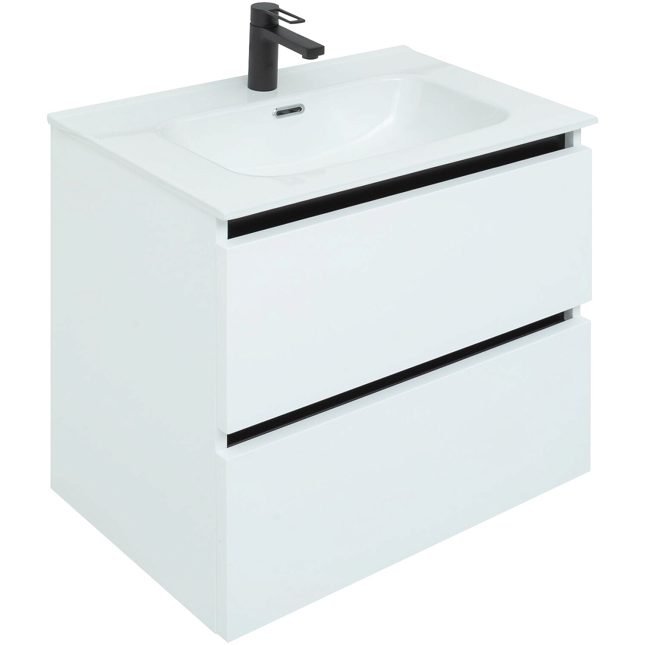 Раковина мебельная фаянсовая 60 см белая Stworki "Вестервик" - изображение 7