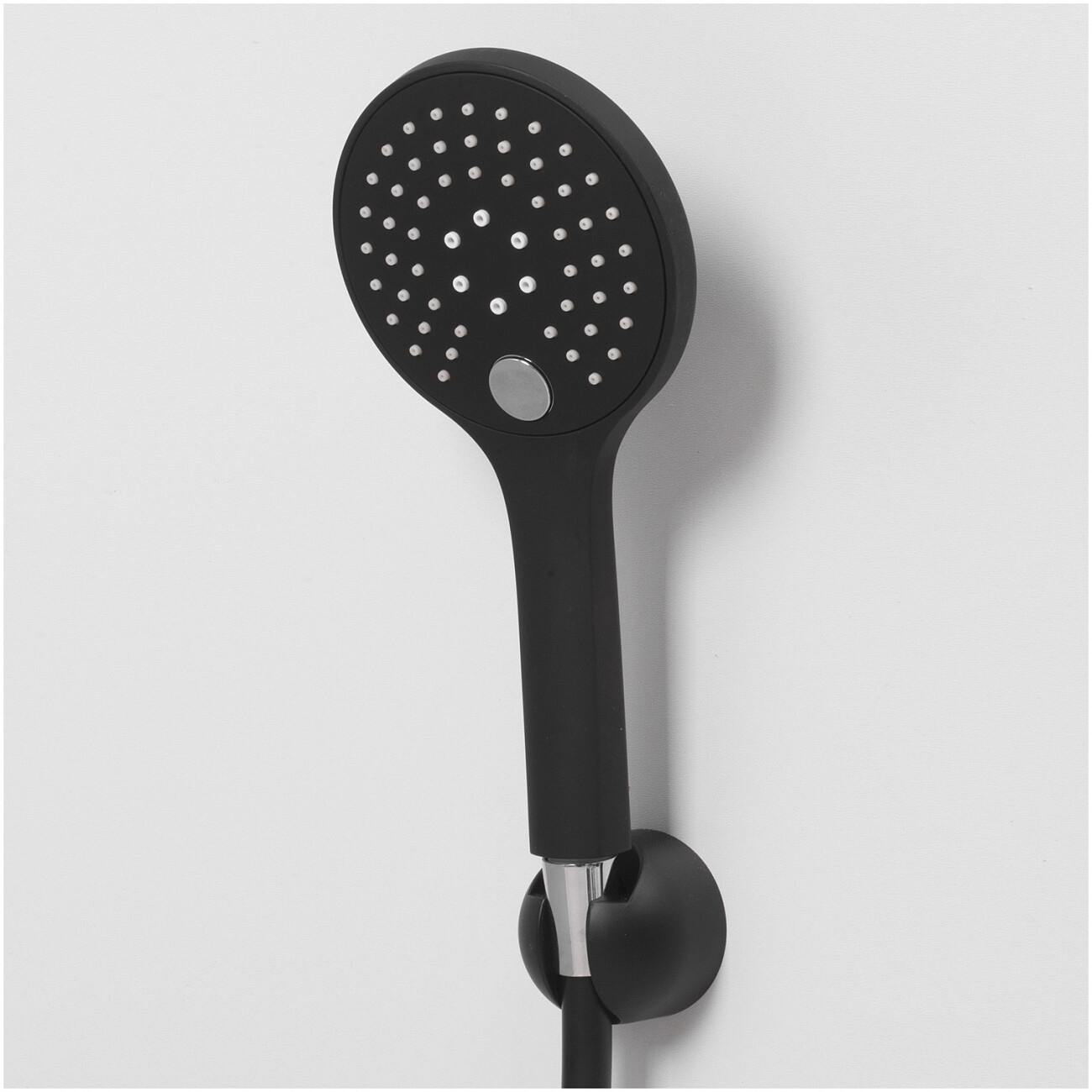 Душевой комплект с лейкой и коротким изливом черный Wasserkraft Elbe 7401 - изображение 5