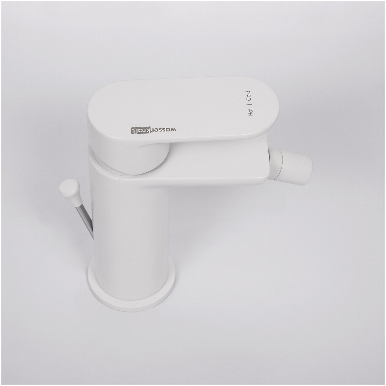 Смеситель для биде из латуни белый Wasserkraft 8506 - изображение 5