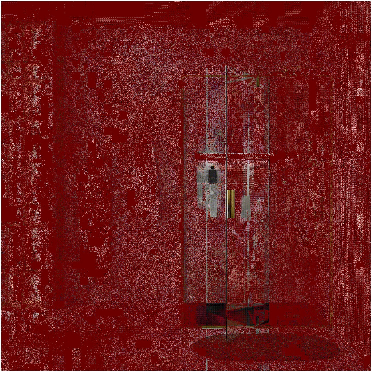 Душевой уголок прямоугольный 90х100 см золотой Wasserkraft Aisch 55P18 - изображение 15