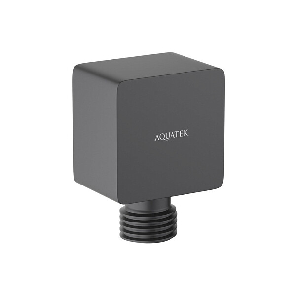 Шланговое подсоединение черное матовое Aquatek AQ2459MB - изображение 1