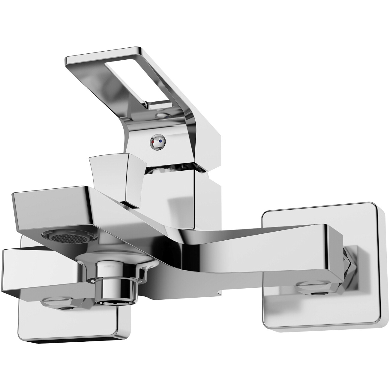 Смеситель для ванны с душем настенный хром Stworki "Хедмарк" S38100CR - изображение 8