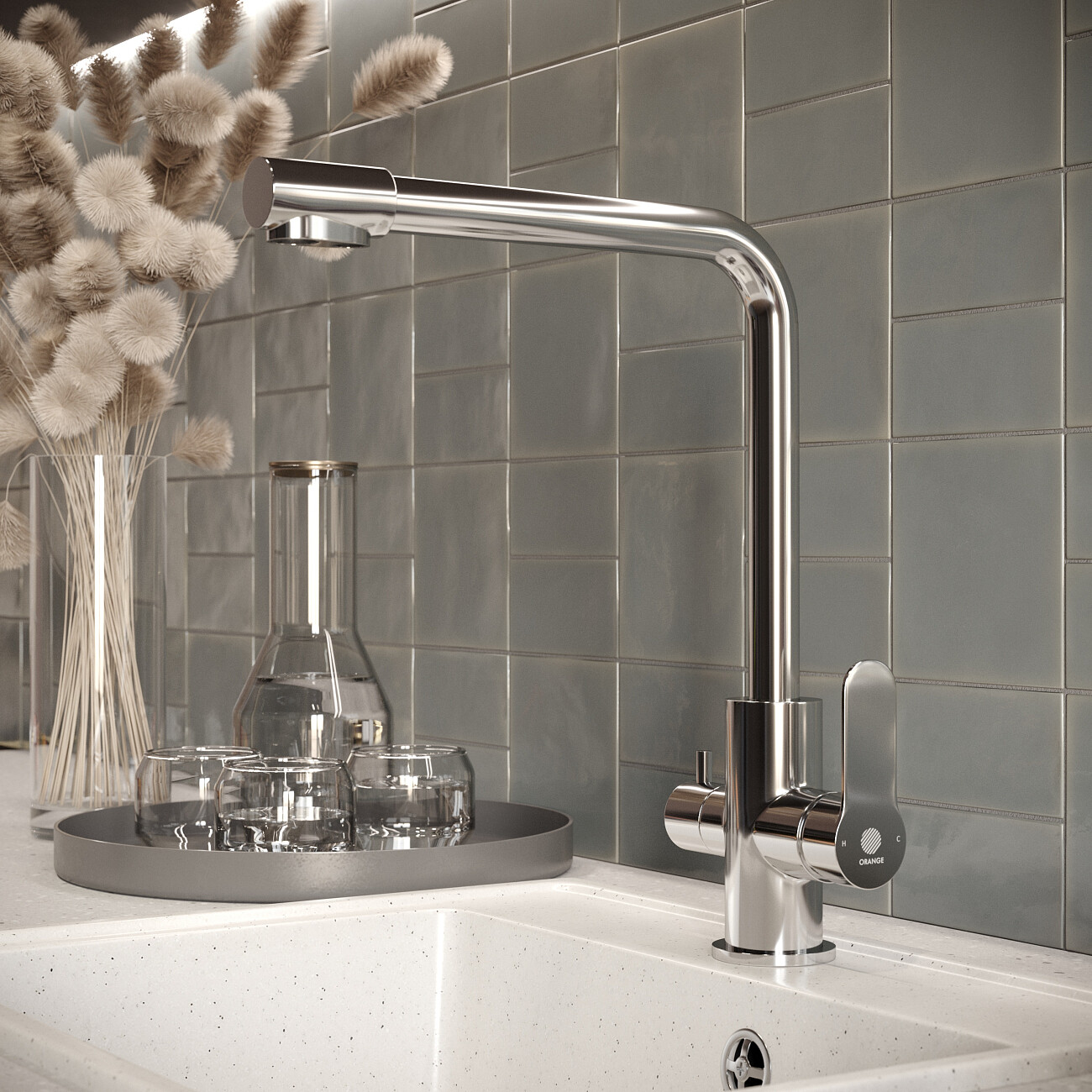 Смеситель для кухни хром Domaci "Равенна" TR-01cr - изображение 6