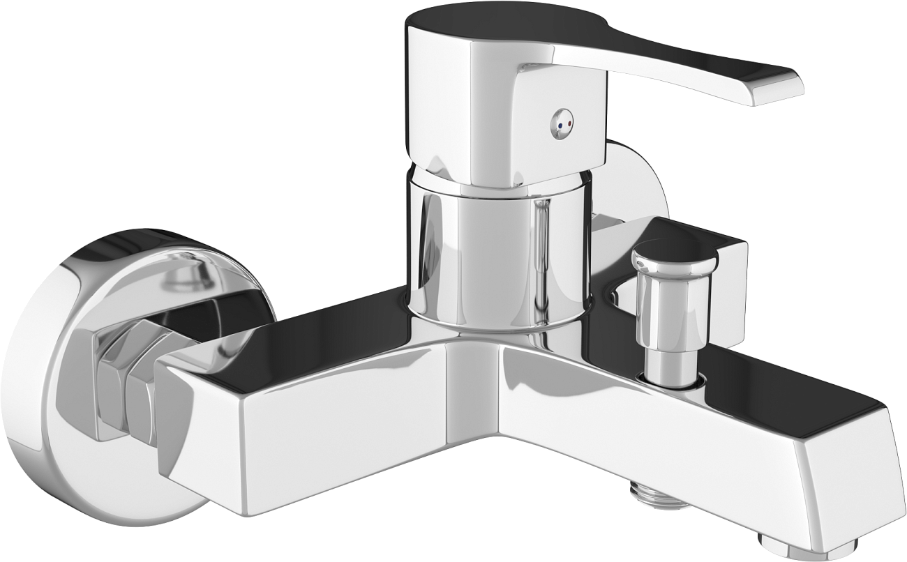 Смеситель для ванны с душем хром Mega Sun MG-SUN01 - изображение 8