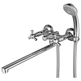 Смеситель универсальный хром Lemark Contour LM7451C