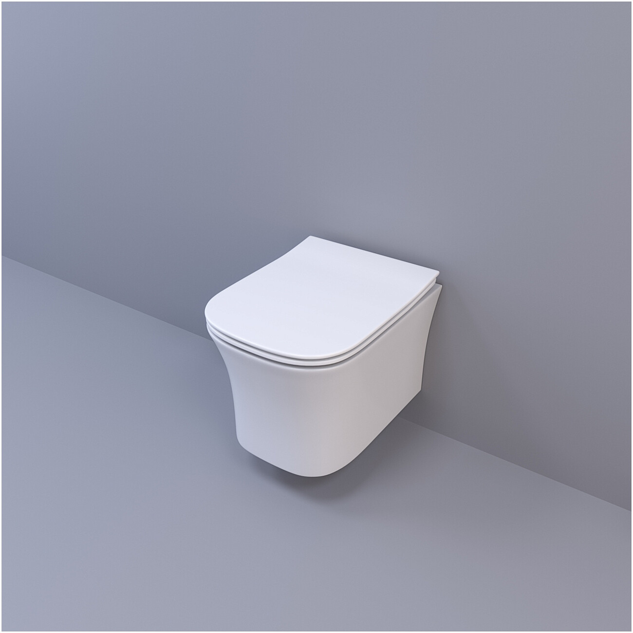 Унитаз подвесной безободковый белый Cerutti SPA Marmolada Aria CT7778 - изображение 5