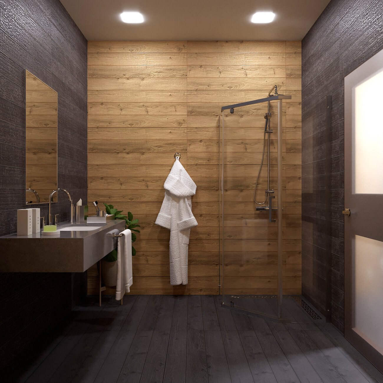 Душевой уголок пятиугольный 90х90 см хром Diwo "Казань" Щ0000055601 - изображение 7