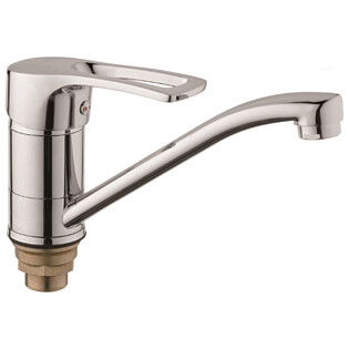 Смеситель для кухни с поворотным изливом хром D-Lin D151422-1