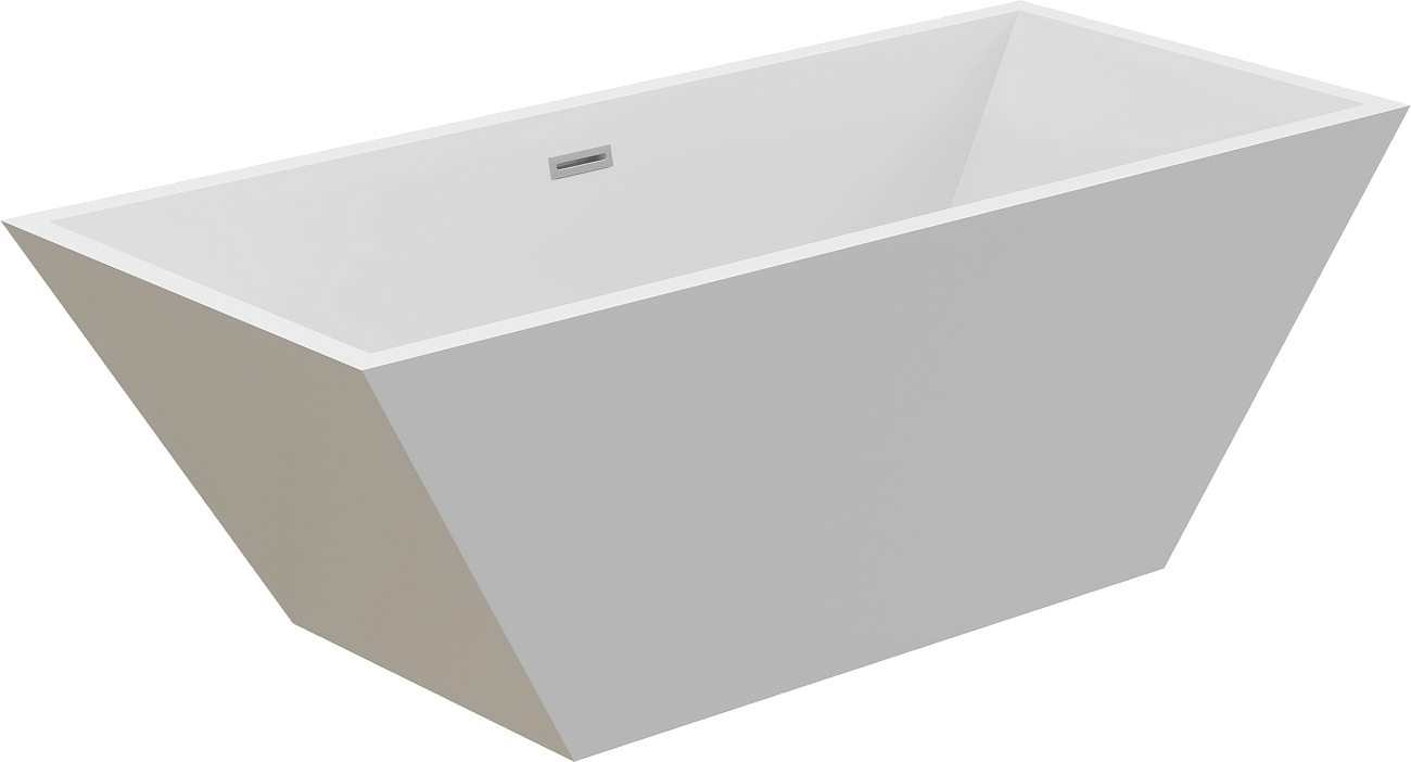 Ванна акриловая прямоугольная 74х170 см белая матовая Artemis Tecla 1.05.411.144.01.1.26 - изображение 8