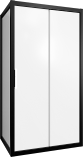 Душевой уголок прямоугольный 90х110 см черный Stworki &quot;Эстерсунд&quot; 3GW192TTKK000