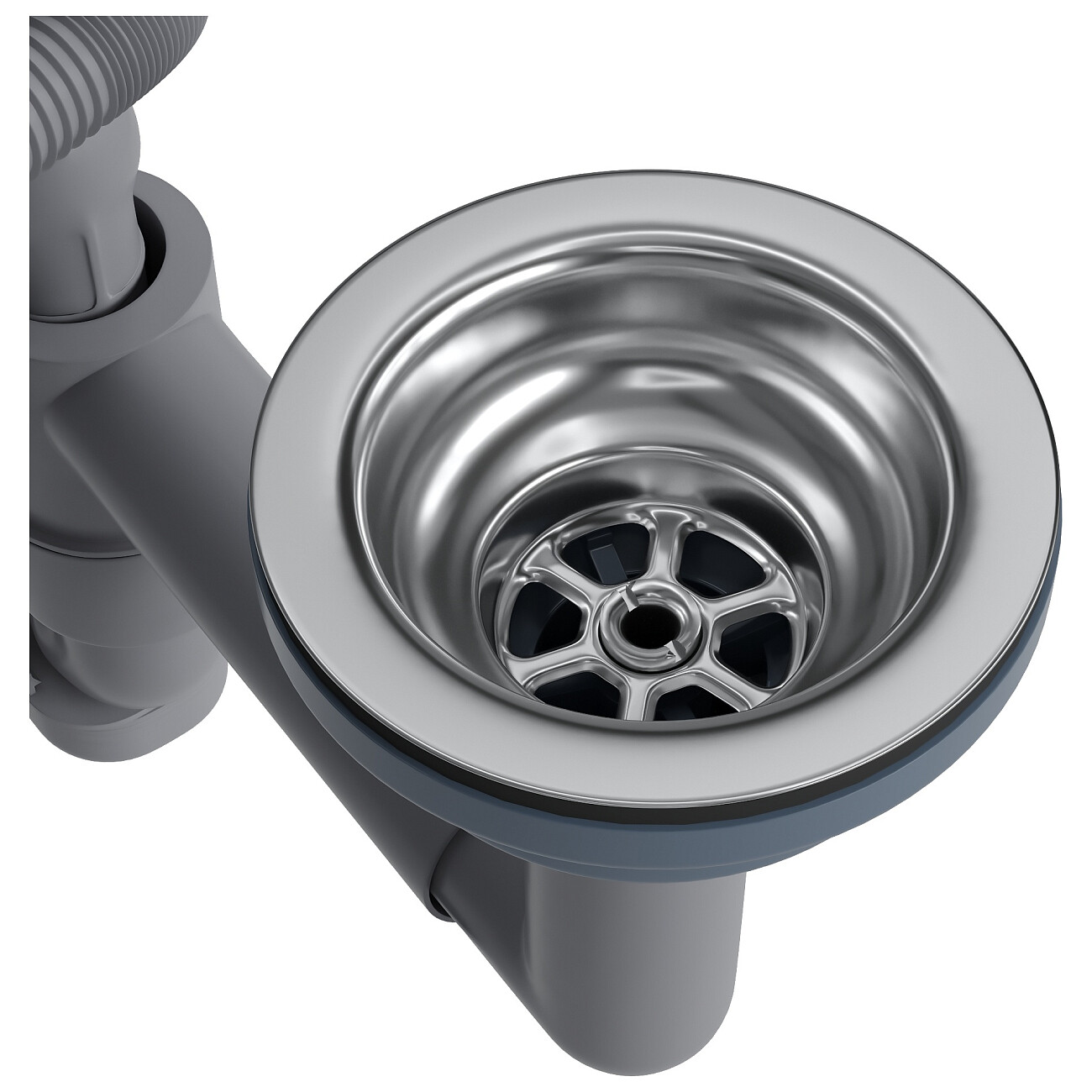 Кухонная мойка из нержавеющей стали 44х54 см полированная сталь Reflexion Como RX2054SS - изображение 13