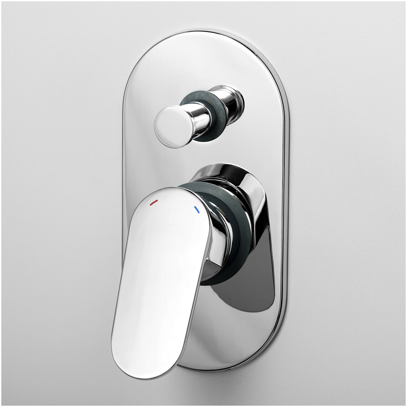 Смеситель для ванны и душа встраиваемый из латуни хром Wasserkraft 5361 - изображение 2