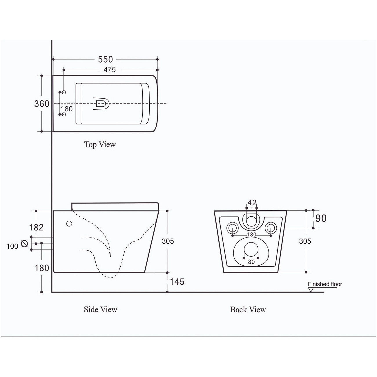 Унитаз подвесной белый Creto Logan L2 1002-001-L2W с инсталляцией Geberit 458.124.21.1 - изображение 7