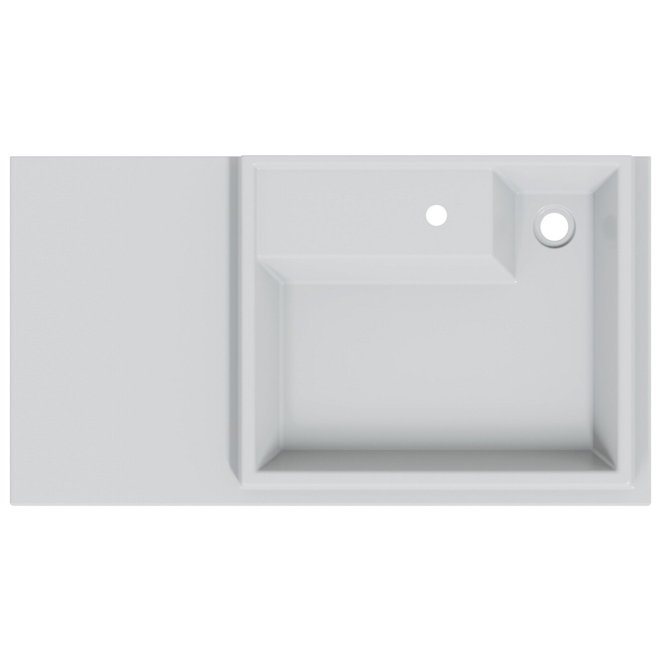 Раковина над стиральной машиной 50х90 см белая "Юпитер" 900128 - изображение 5