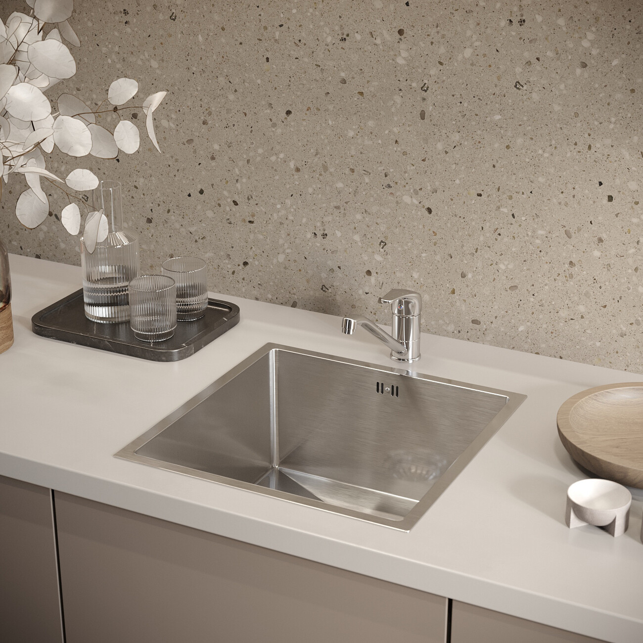 Смеситель для кухни однорычажный хром Domaci "Равенна" DC 3009 - изображение 5