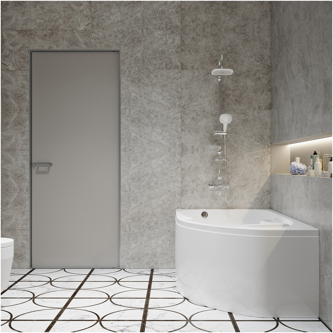 Ванна акриловая 170x95 см с каркасом белая Diwo "Сочи L" Щ0000055217, Щ0000055243 - изображение 9