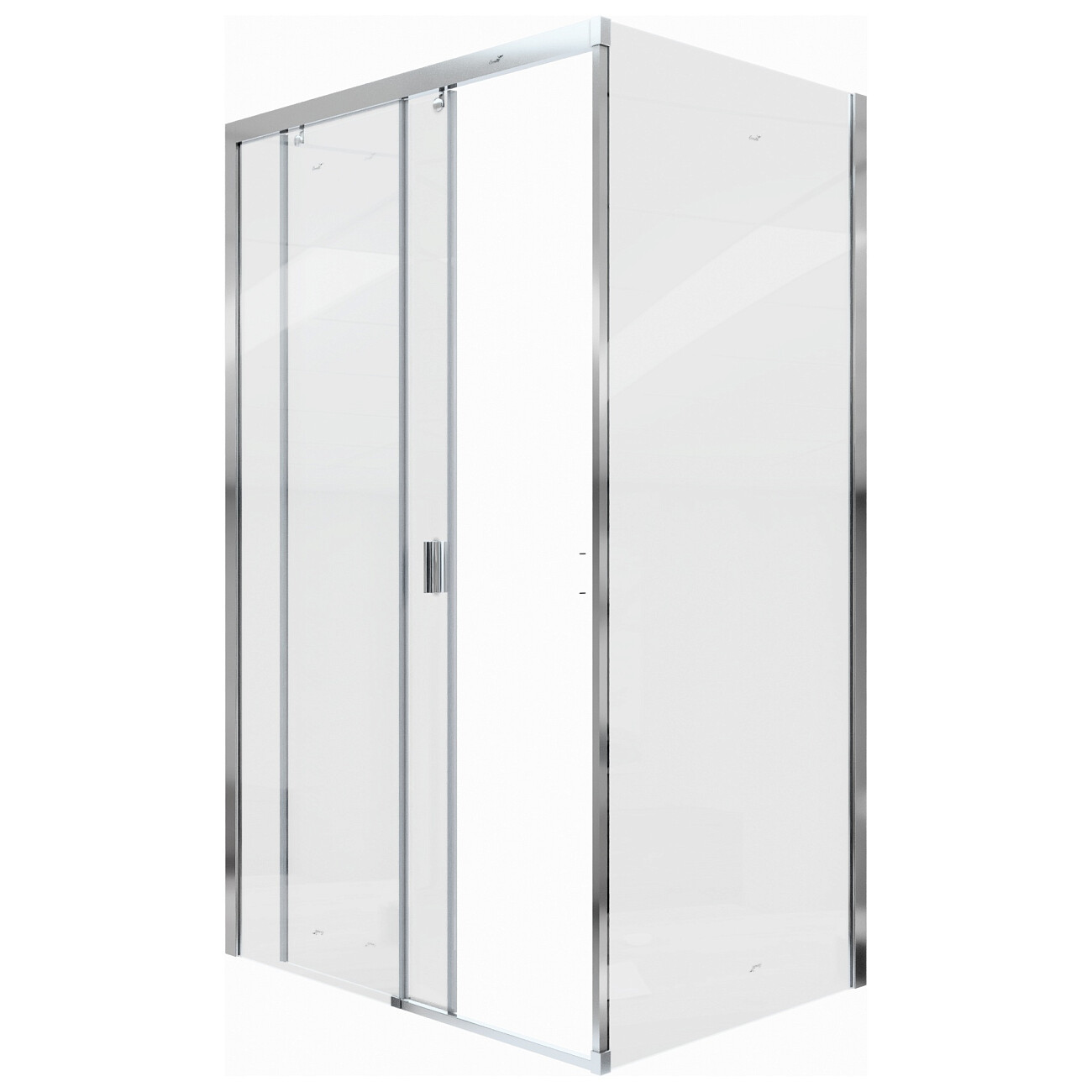 Душевой уголок прямоугольный левый 80x120 см хром Cerutti SPA Marbella 120 L - изображение 5