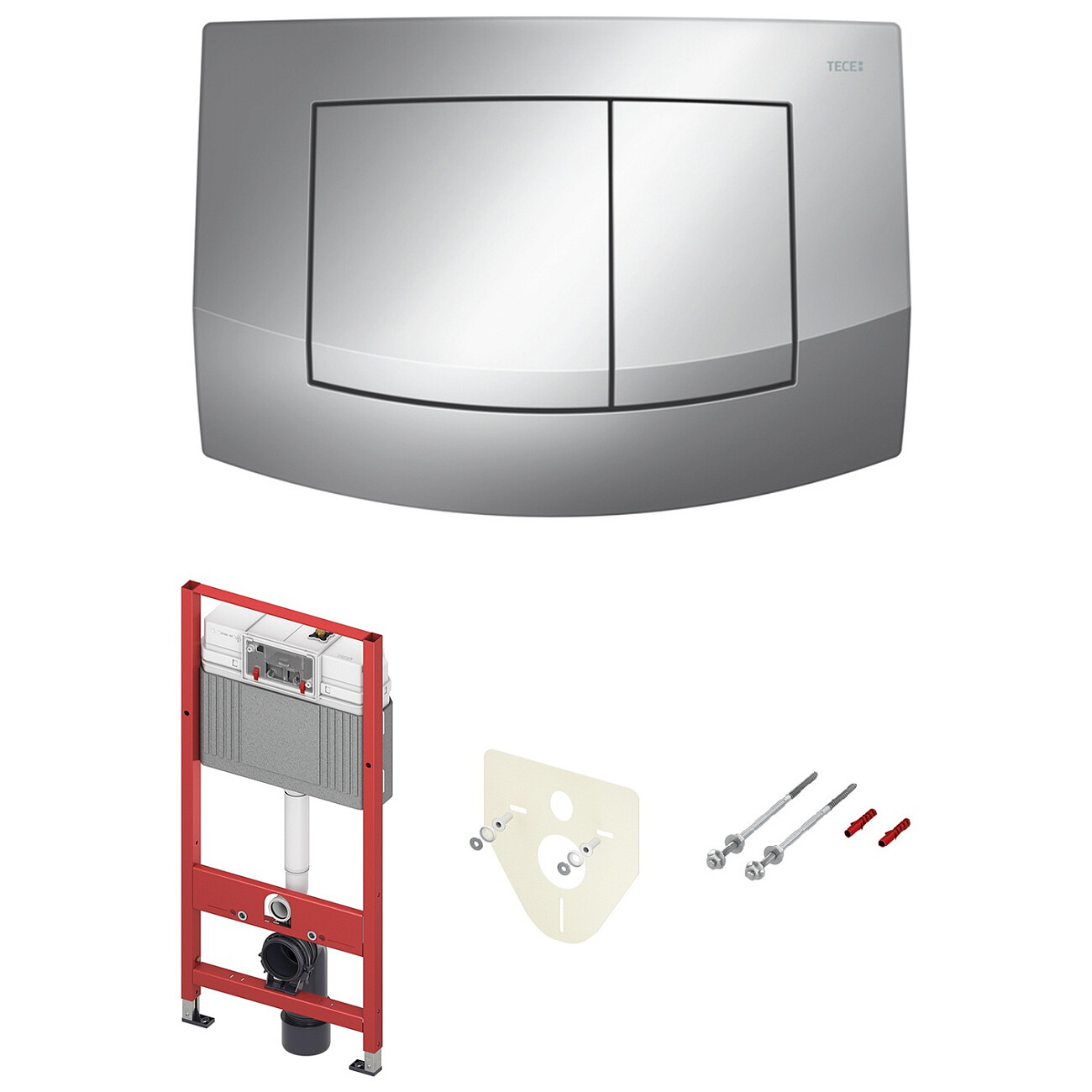 Унитаз подвесной белый Bocchi Venezia Rimless 1295-001-0129 с инсталляцией TECEbase 2.0 9400405 - изображение 3