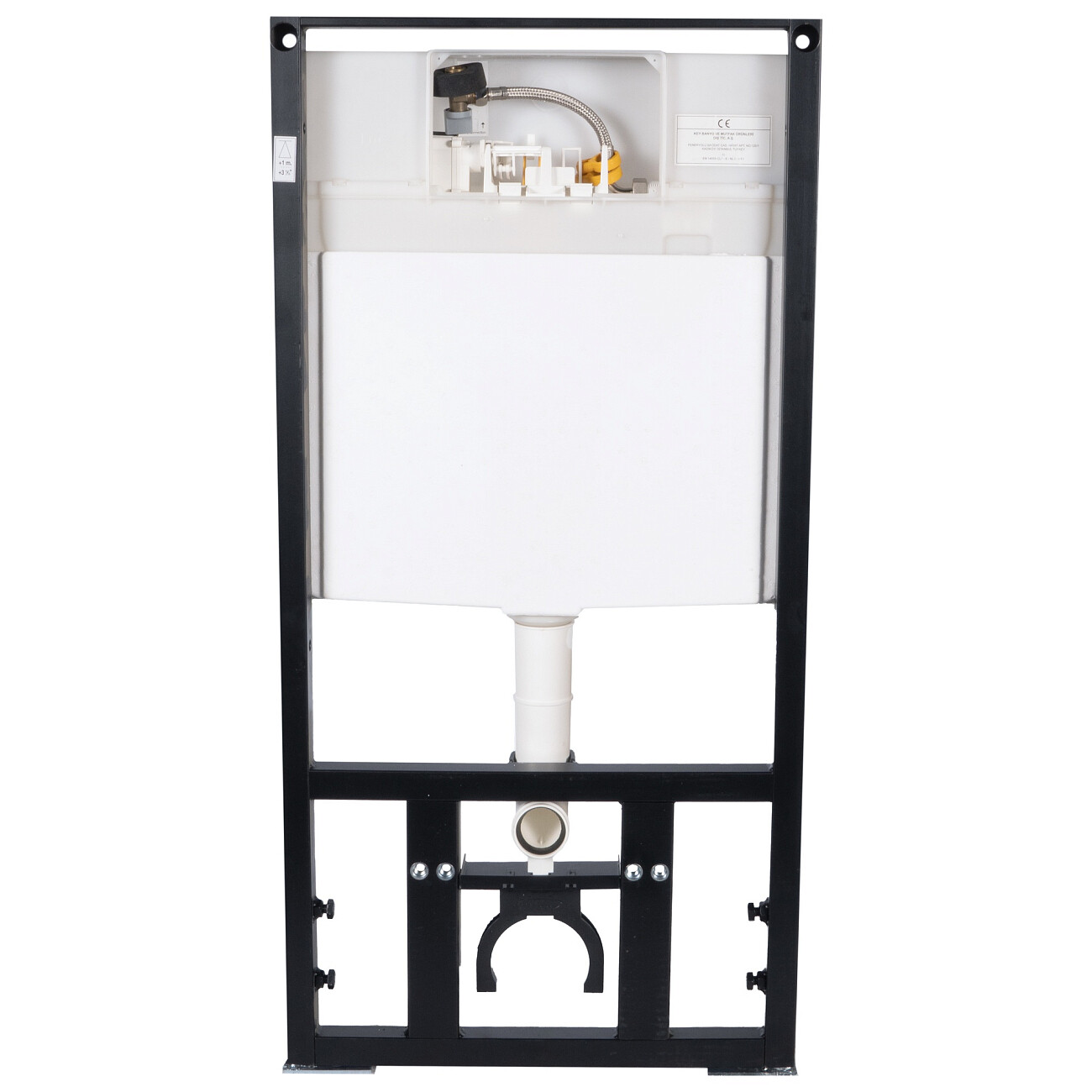 Унитаз подвесной черный Bocchi Parma 1417-004-0129 с инсталляцией 8010-1000 (T02-2113) - изображение 7