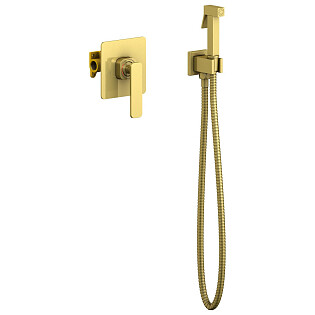 Гигиенический душ со смесителем золото матовое Timo Torne 4389-17SM