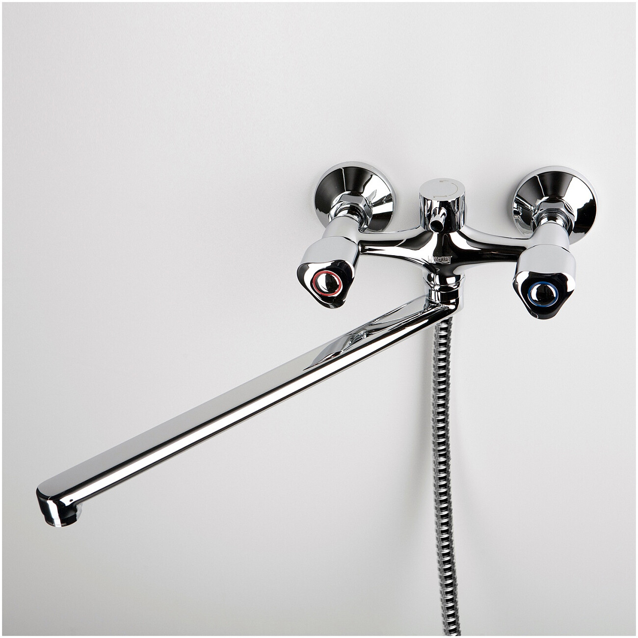 Душевой комплект с лейкой и длинным изливом хром Wasserkraft Amper 2902L - изображение 3
