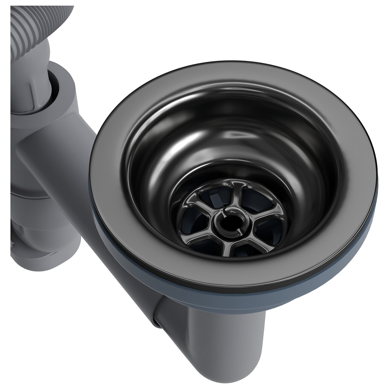 Кухонная мойка из нержавеющей стали 50х60 см оружейная сталь Reflexion Iseo RX2260BL - изображение 13