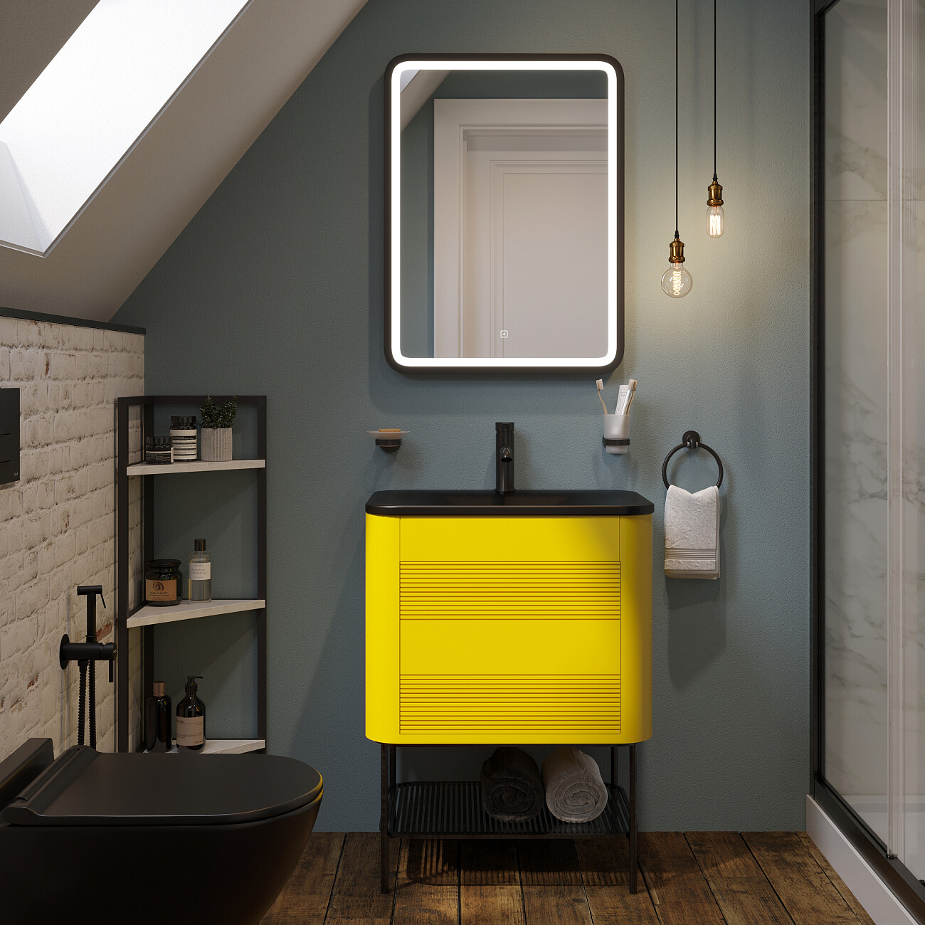 Смеситель для раковины однорычажный черный Stworki "Стокгольм" HFSG02130 - изображение 10