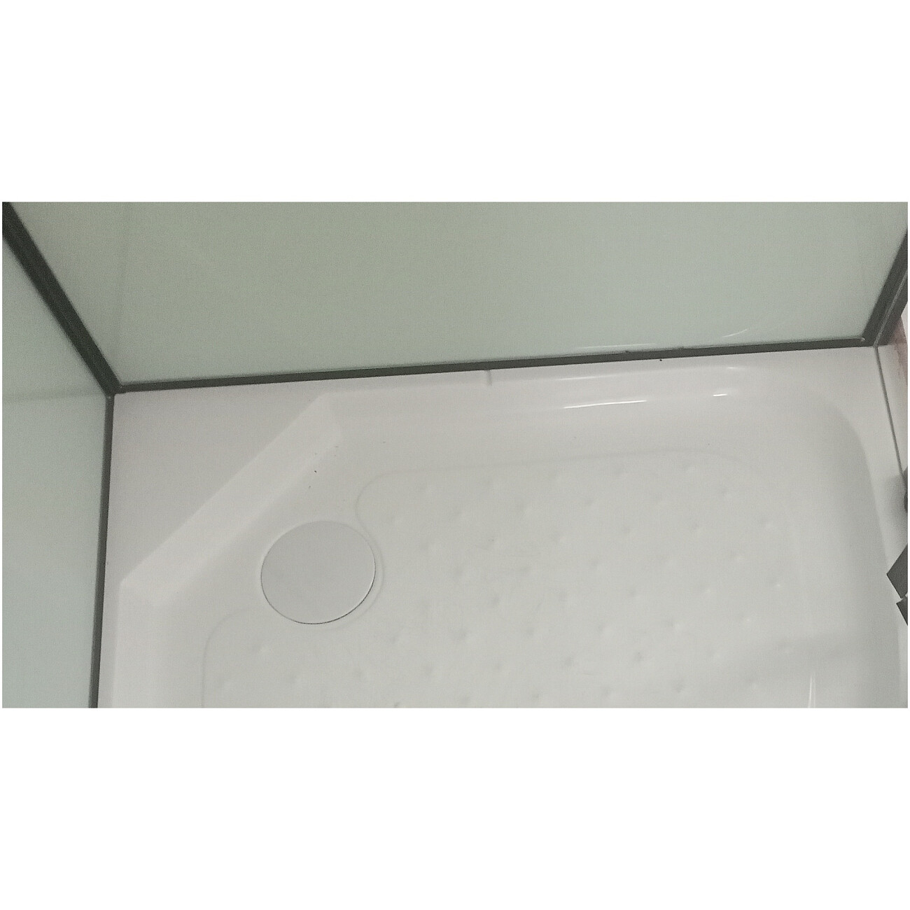 Душевая кабина четверть круга с низким поддоном 90х90 см черная, белая Cerutti SPA Korra 90B - изображение 10