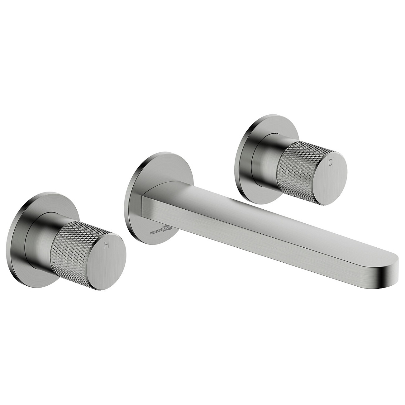 Смеситель для раковины встраиваемый из латуни никель Wasserkraft 6445 - изображение 3