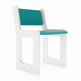 Стул деревянный голубой Piglet Ocean