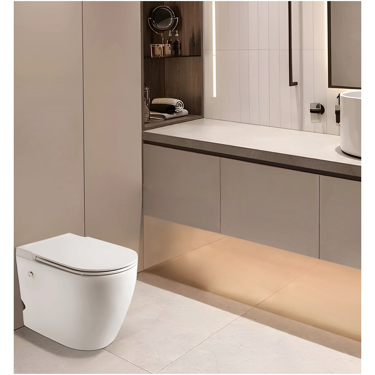 Унитаз напольный с импульсным смывом белый Cerutti SPA Sella Pulse - изображение 2