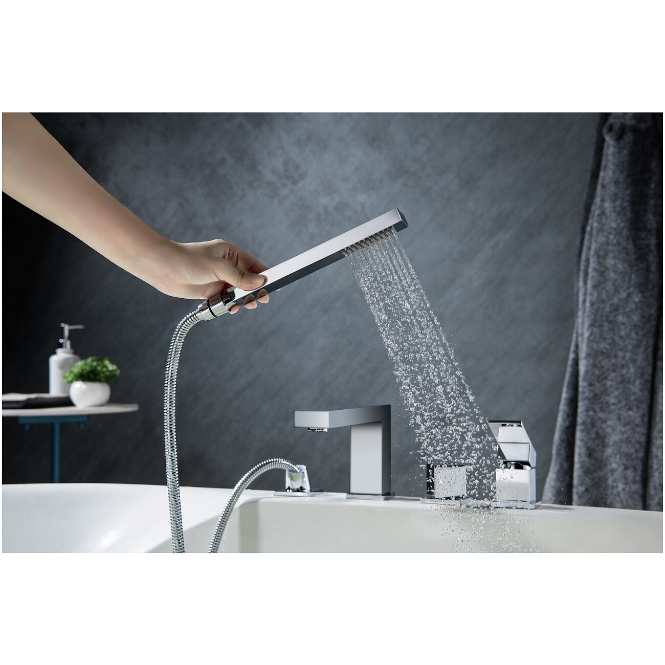 Смеситель для ванны с душем врезной хром Timo Selene 2130-00Y - изображение 5