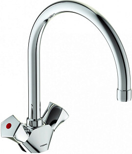 Смеситель для кухни двухвентильный хром Vidima Life BA359AA