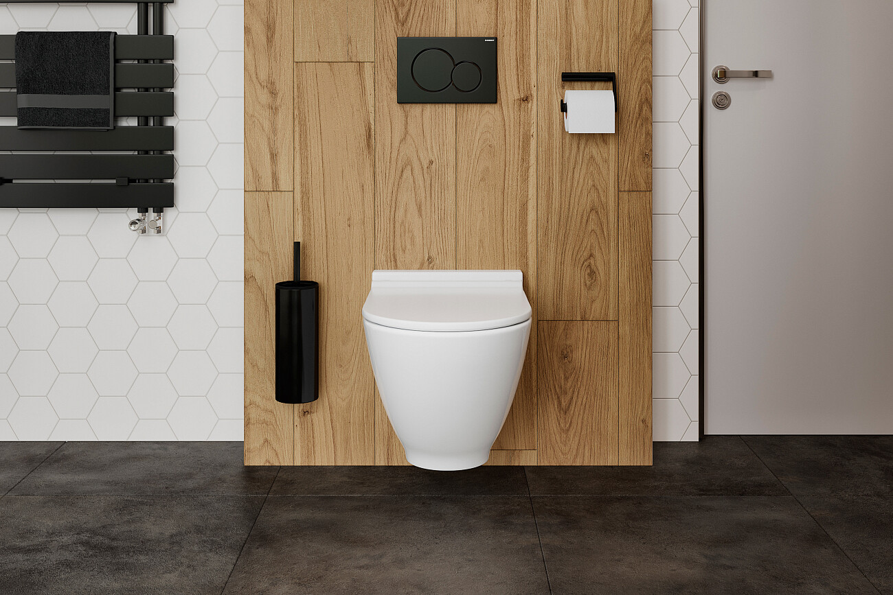 Унитаз подвесной безободковый белый Stworki Rotenburg WH52 - изображение 4