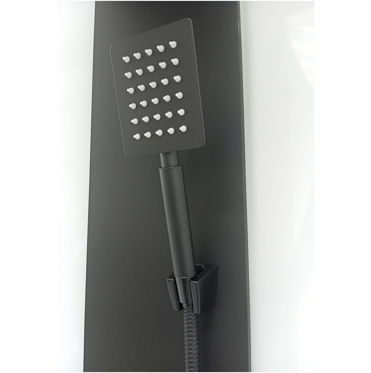 Душевая кабина квадратная без крыши с низким поддоном 90х90 см черная, белая Cerutti SPA Mimi 901B - изображение 19