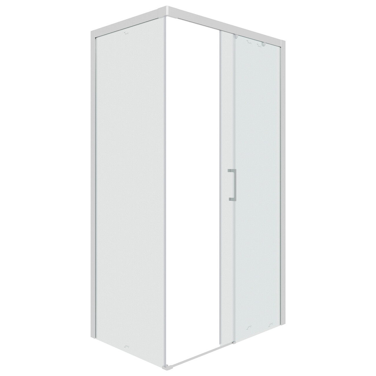 Душевой уголок прямоугольный правый 80x110 см хром Cerutti SPA Vito 110-R - изображение 3