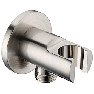 Шланговое подключение с держателем душа никель Wasserkraft A099