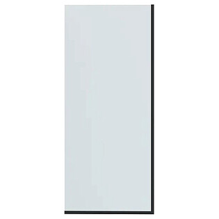 Душевая штора на ванну стеклянная 70х140 см черная Reflection RX14070CBL-03