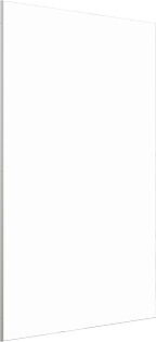 Штора на ванну неподвижная 80x150 см прозрачная, хром Diwo &quot;Ростов&quot; 4GW010