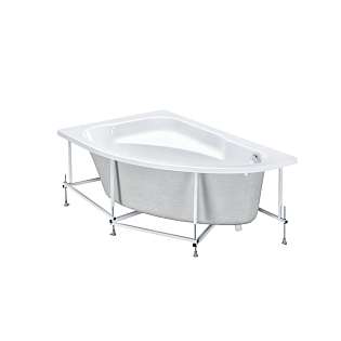 Каркас для ассиметричной ванны стальной 160х100 см хром Roca Welna 24F186000
