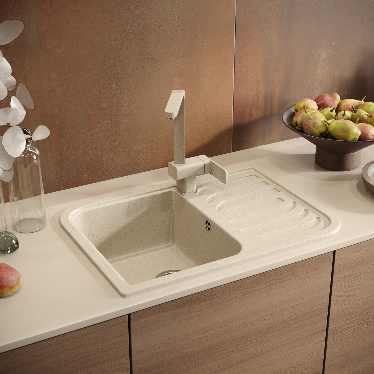 Смеситель для кухни однорычажный берилл Domaci "Солерно" DC-3014 - изображение 3